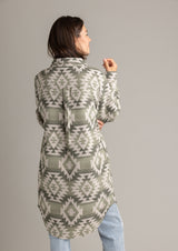 Women's Shay Faux Wool Long Button Coat