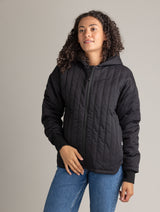 Women's Vela Full Zip vertical Quilt Jacket
