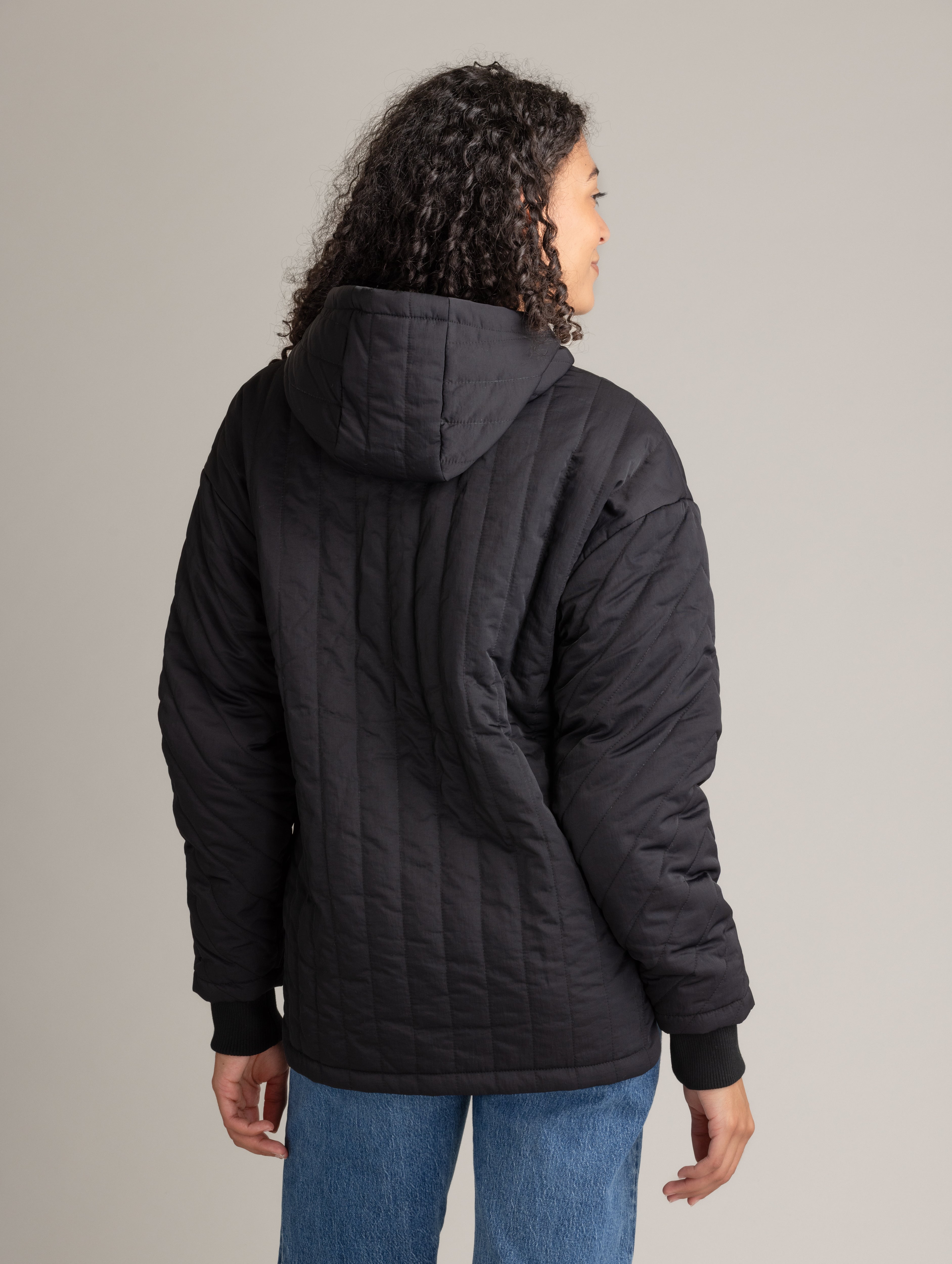 Women's Vela Full Zip vertical Quilt Jacket