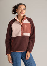 Women's Tara Jersey Lined Snap-Up Pullover