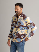 Men's Subzero Heavy Printed Fleece 1/4 ZIp Pullover