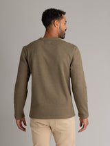 Men's Fireside Sherpa Lined Waffle Henley - LIV Outdoor