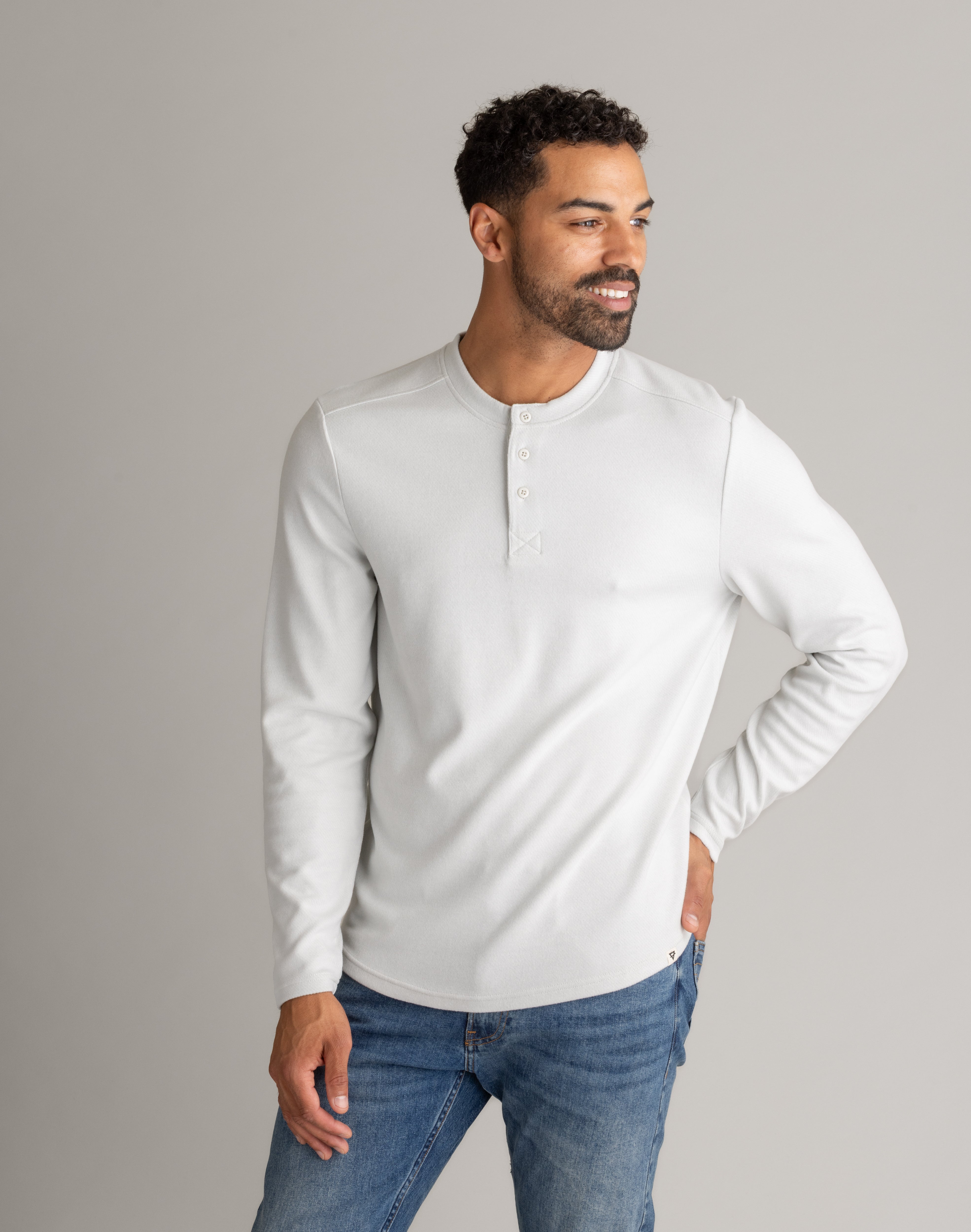 Men's Lichen Stretch Flannel Henley - LIV Outdoor