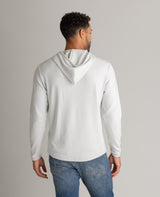 Men's Lichen Stretch Flannel Hooded Henley