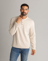 Men's Fireside Sherpa Lined Waffle Henley - LIV Outdoor