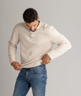 Men's Fireside Sherpa Lined Waffle Henley - LIV Outdoor