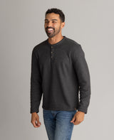 Men's Fireside Sherpa Lined Waffle Henley - LIV Outdoor