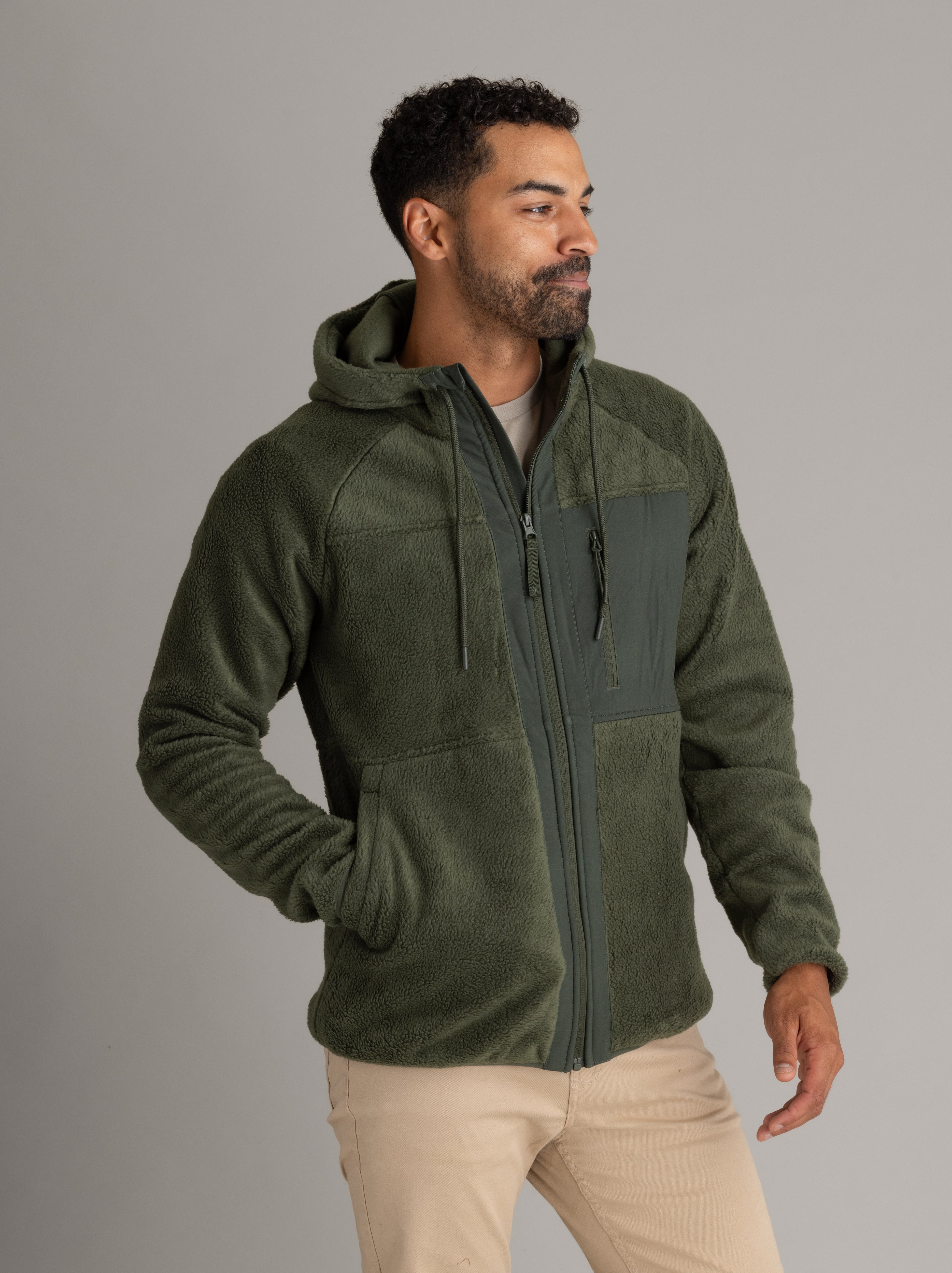 Men's Subzero Heavy Fleece Full Zip Hoody - LIV Outdoor