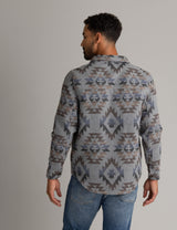 Men's Shay Faux Wool Button Down Jacket - LIV Outdoor