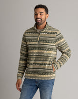 Men's Subzero Heavy Printed Fleece 1/4 ZIp Pullover
