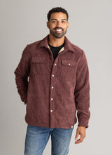 Men's Remy Sherpa Lined Corduroy Shirt Jacket - LIV Outdoor