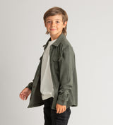 Boys Lichen Stretch Flannel Shirt - LIV Outdoor