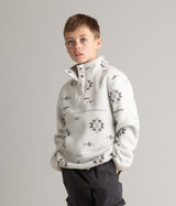 Boys Subzero Heavy Fleece Printed Snap Tee - LIV Outdoor