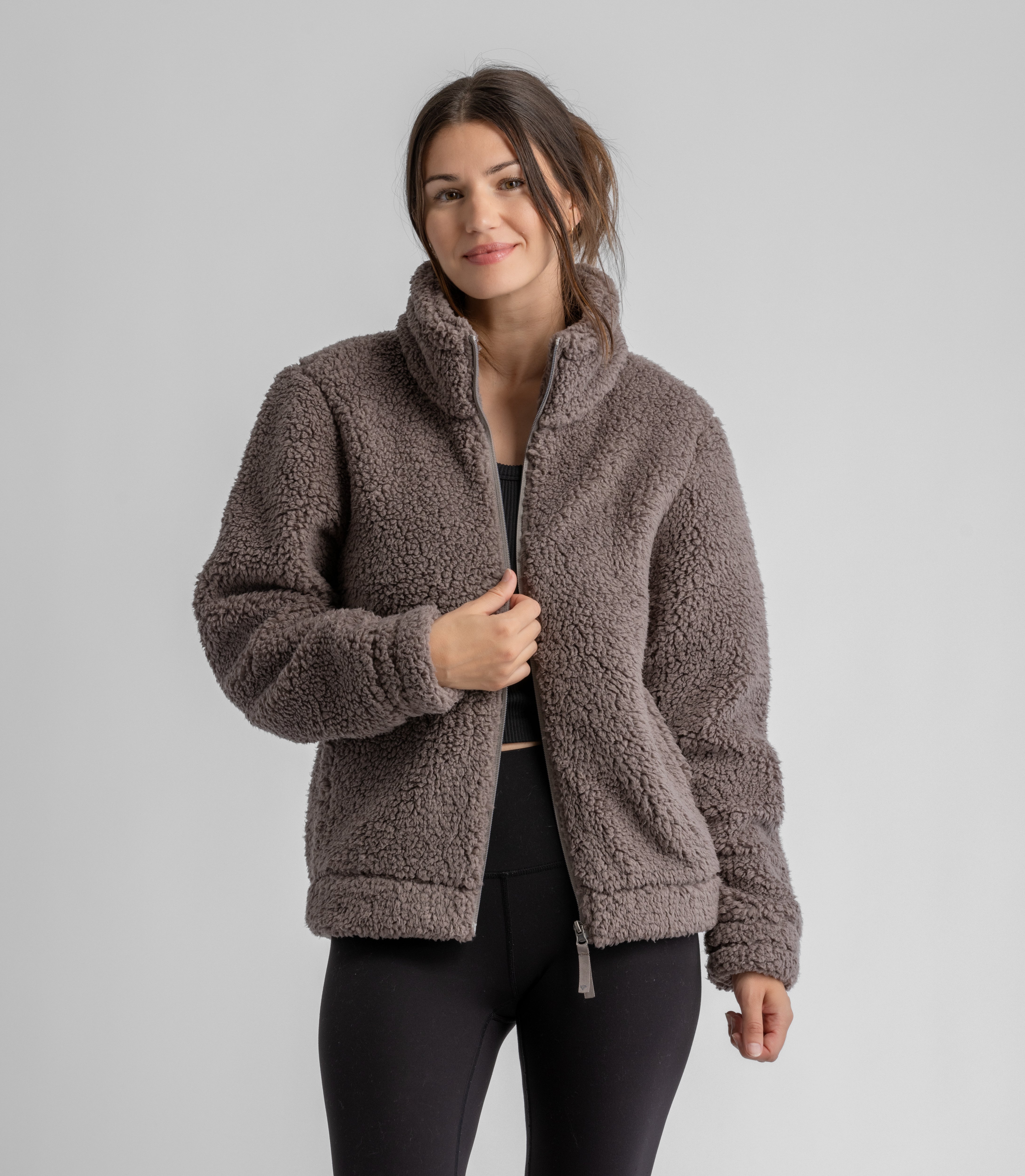 Women's Ainsley Full Zip Sherpa Jacket - LIV Outdoor