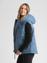 Women's Daphne Super Soft Hooded Puffer Vest - LIV Outdoor