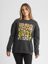 Women's Gabriella Oversized Graphic Crew Sweatshirt - LIV Outdoor