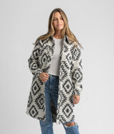 Women's Shay Faux Wool Long Button Coat