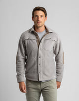 Men's Bear Pebbled Fleece Shirt Jacket - LIV Outdoor