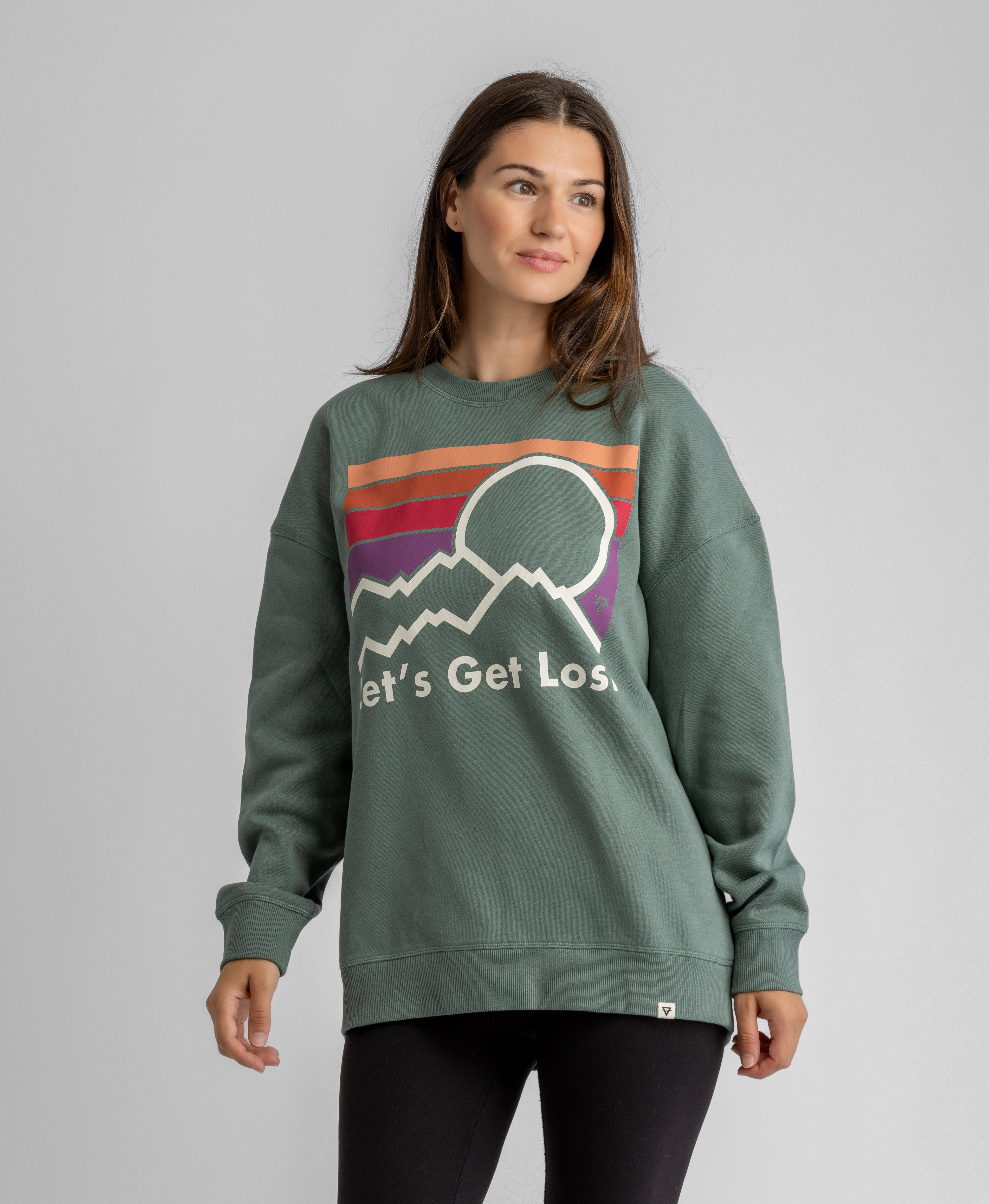 Women's Gabriella Oversized Graphic Crew Sweatshirt