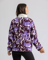 Women's Tara Jersey Lined  Snap-Up Pullover in Print - LIV Outdoor