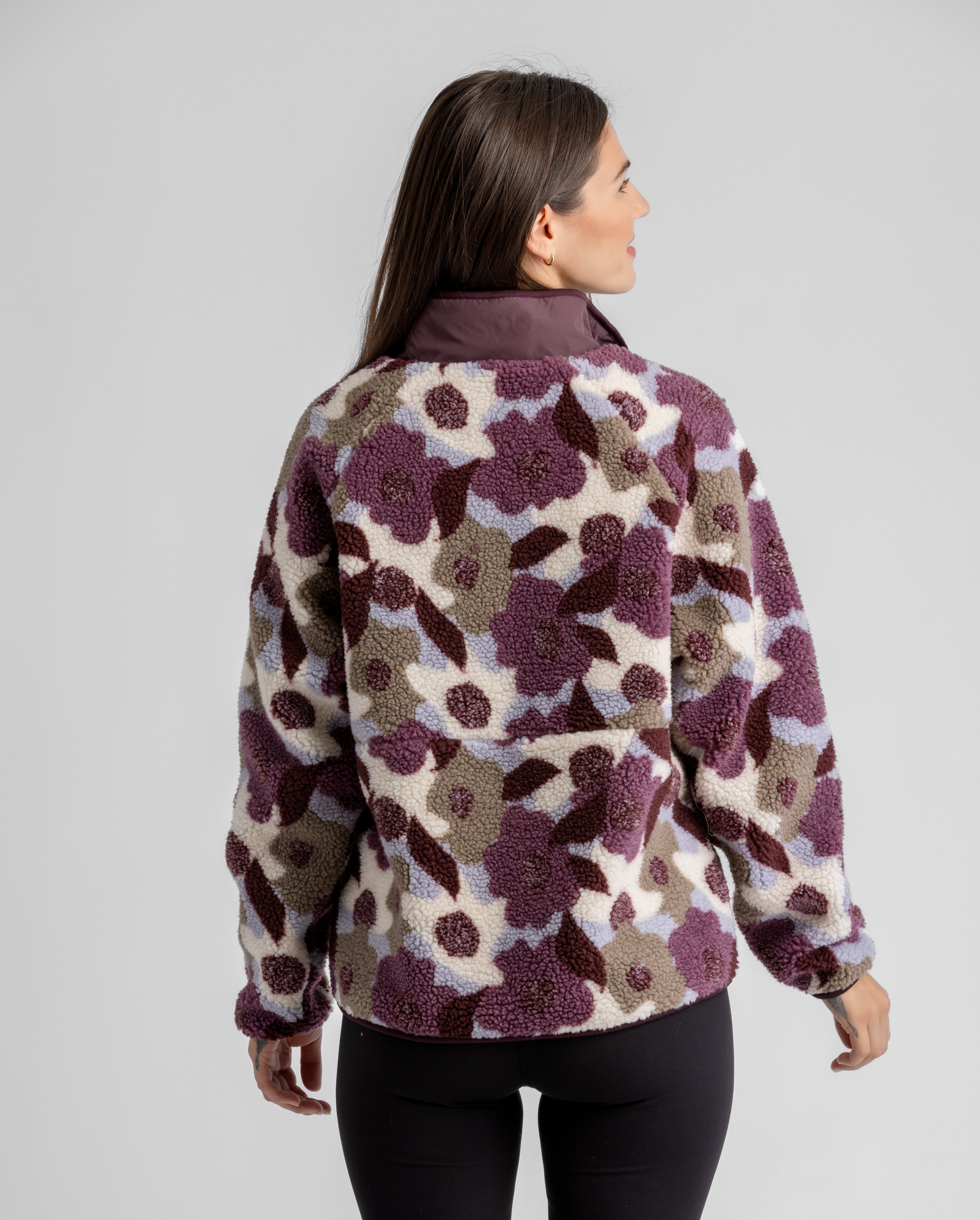 Women's Tara Jersey Lined  Snap-Up Pullover in Print - LIV Outdoor