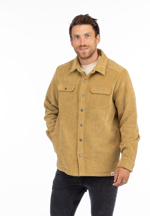 Men's Remy Sherpa Lined Corduroy Shirt Jacket - LIV Outdoor