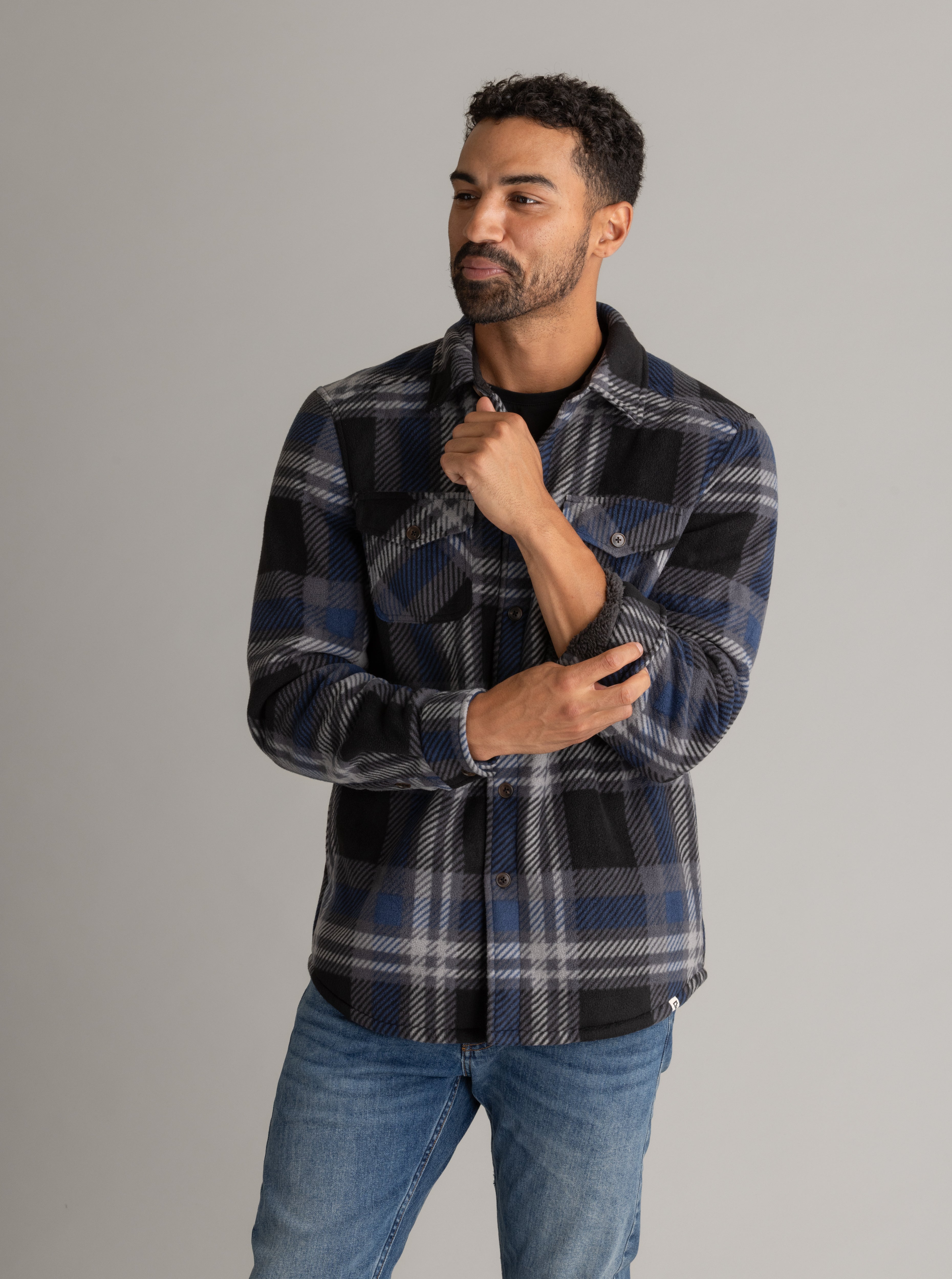 Men's Koda Sherpa Lined Shirt Jacket - LIV Outdoor