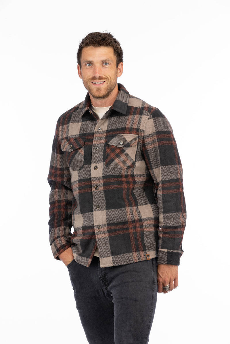 Men's Koda Sherpa Lined Shirt Jacket - LIV Outdoor