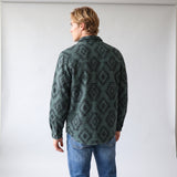 Men's Shay Faux Wool Button Down Jacket