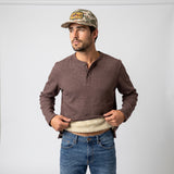 Men's Fireside Sherpa Lined Waffle Henley