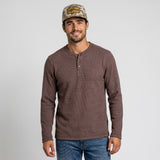 Men's Fireside Sherpa Lined Waffle Henley