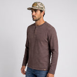 Men's Fireside Sherpa Lined Waffle Henley