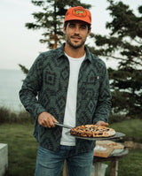 Men's Shay Faux Wool Button Down Jacket