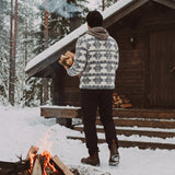Men's Subzero Heavy Printed Fleece 1/4 ZIp Pullover