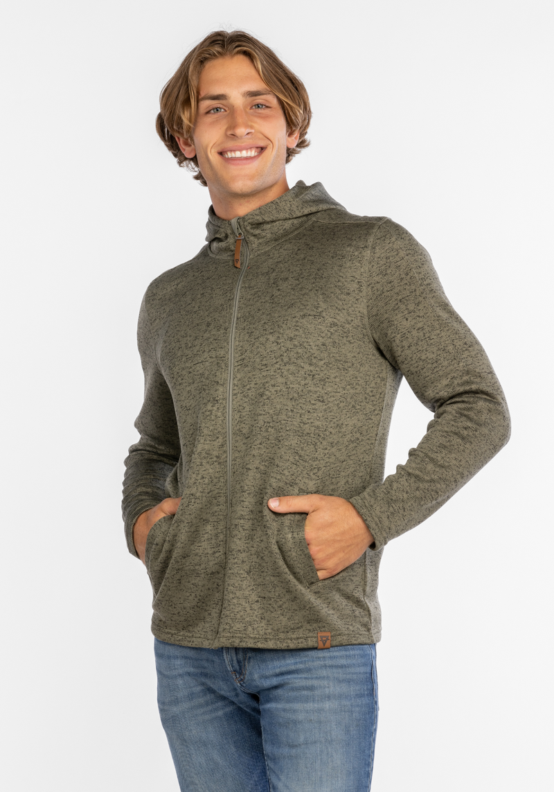 Men's Crispin Sweaterfleece Hooded Jacket - LIV Outdoor