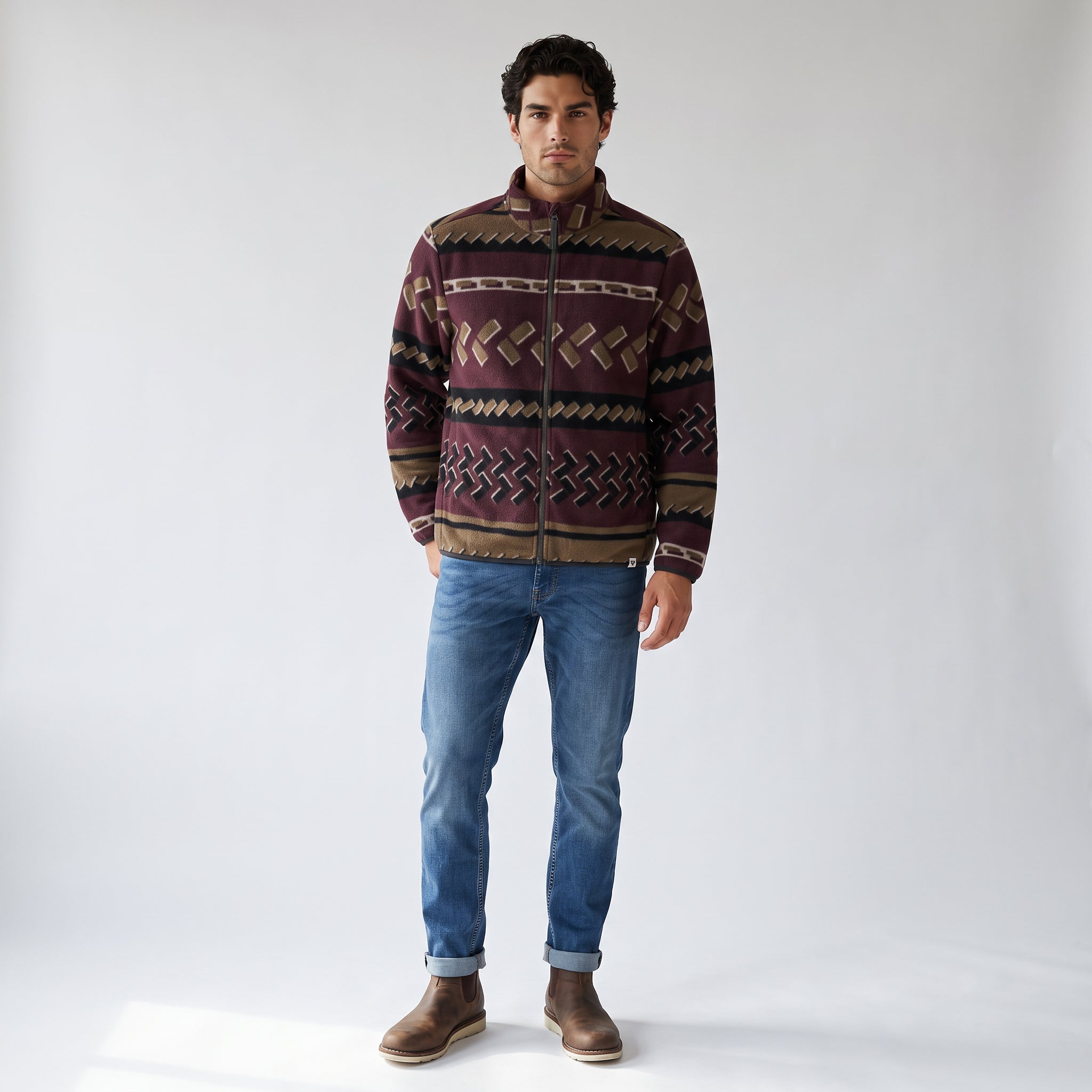 Men's Picchu Sherpa Lined Fleece Jacket