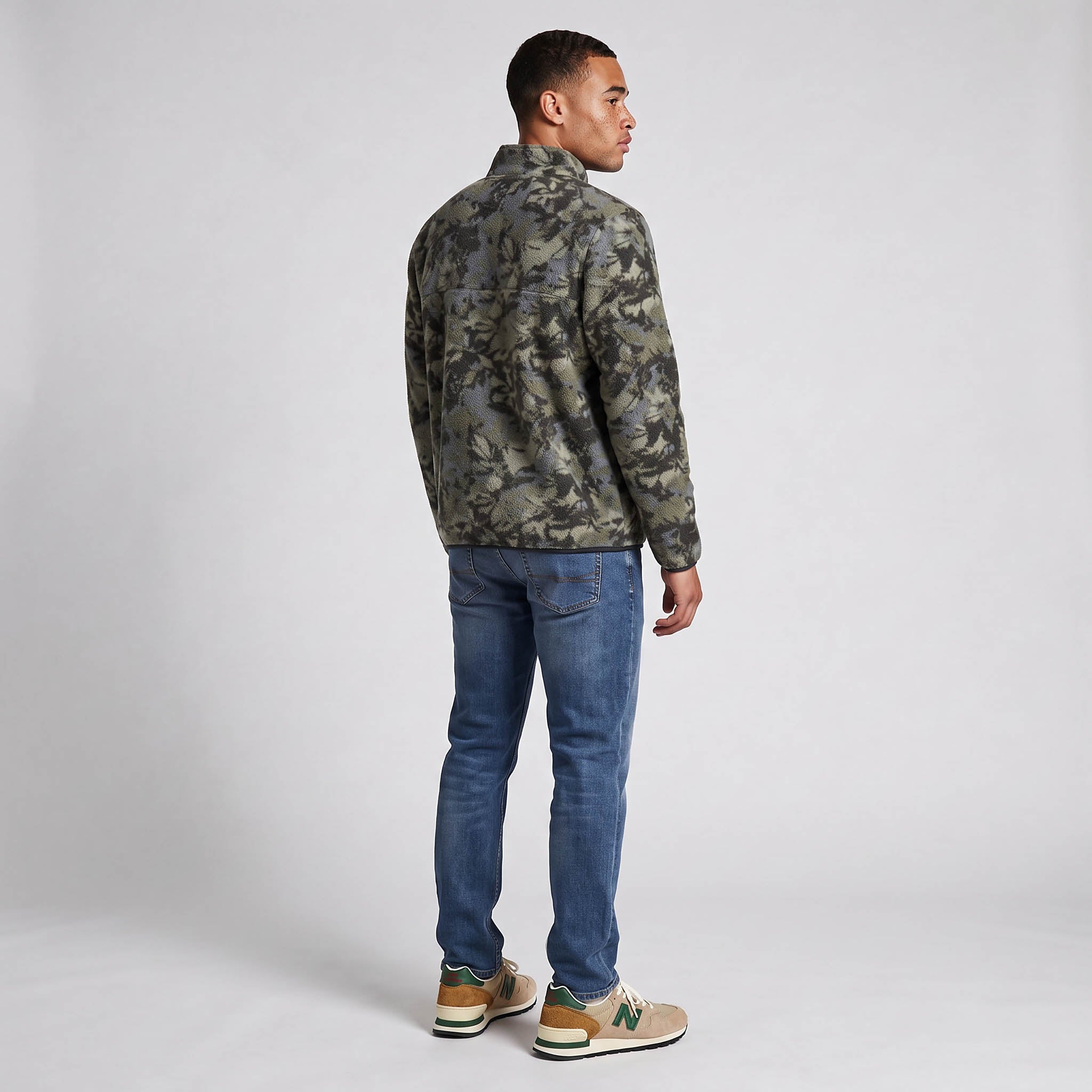Men's Subzero Heavy Printed Fleece 1/4 ZIp Pullover