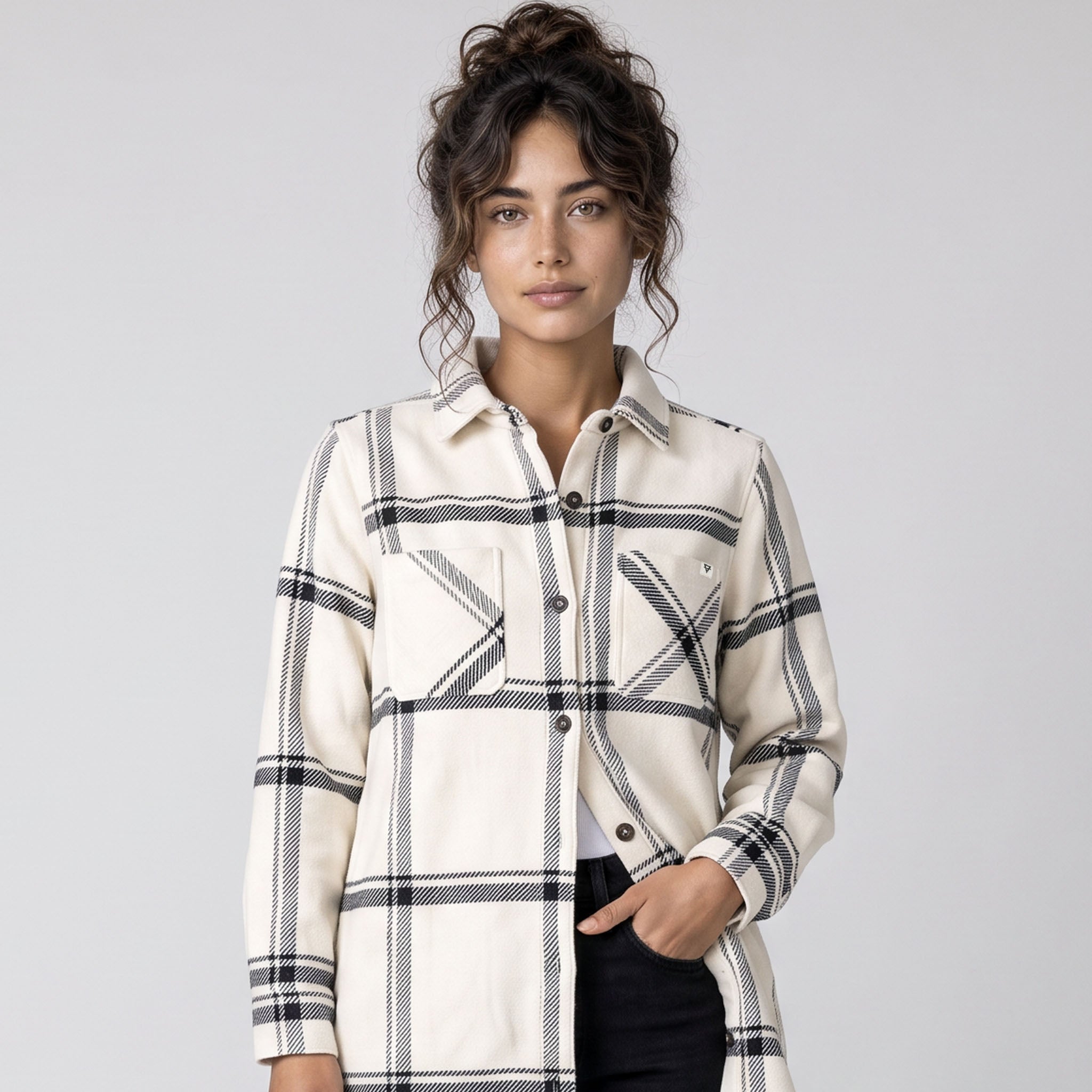 Women's Shay Faux Wool Long Button Coat