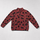 Men's Subzero Heavy Printed Fleece 1/4 ZIp Pullover