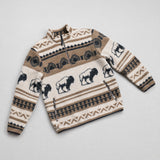 Men's Subzero Heavy Printed Fleece 1/4 ZIp Pullover