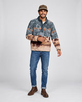 Men's Subzero Heavy Printed Fleece Snap Tee