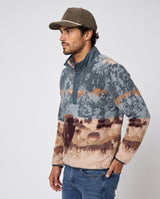 Men's Subzero Heavy Printed Fleece Snap Tee