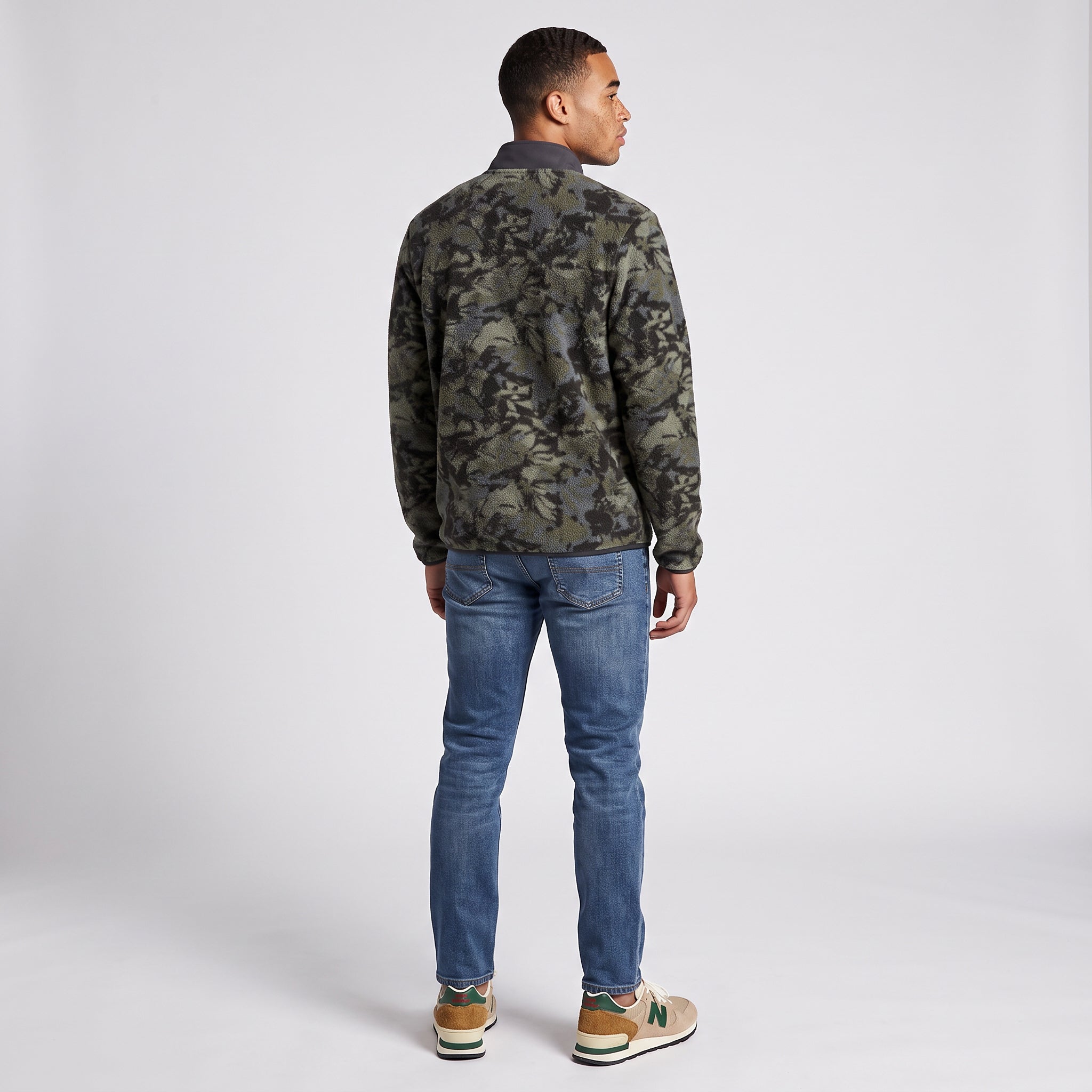 Men's Subzero Heavy Printed Fleece Snap Tee