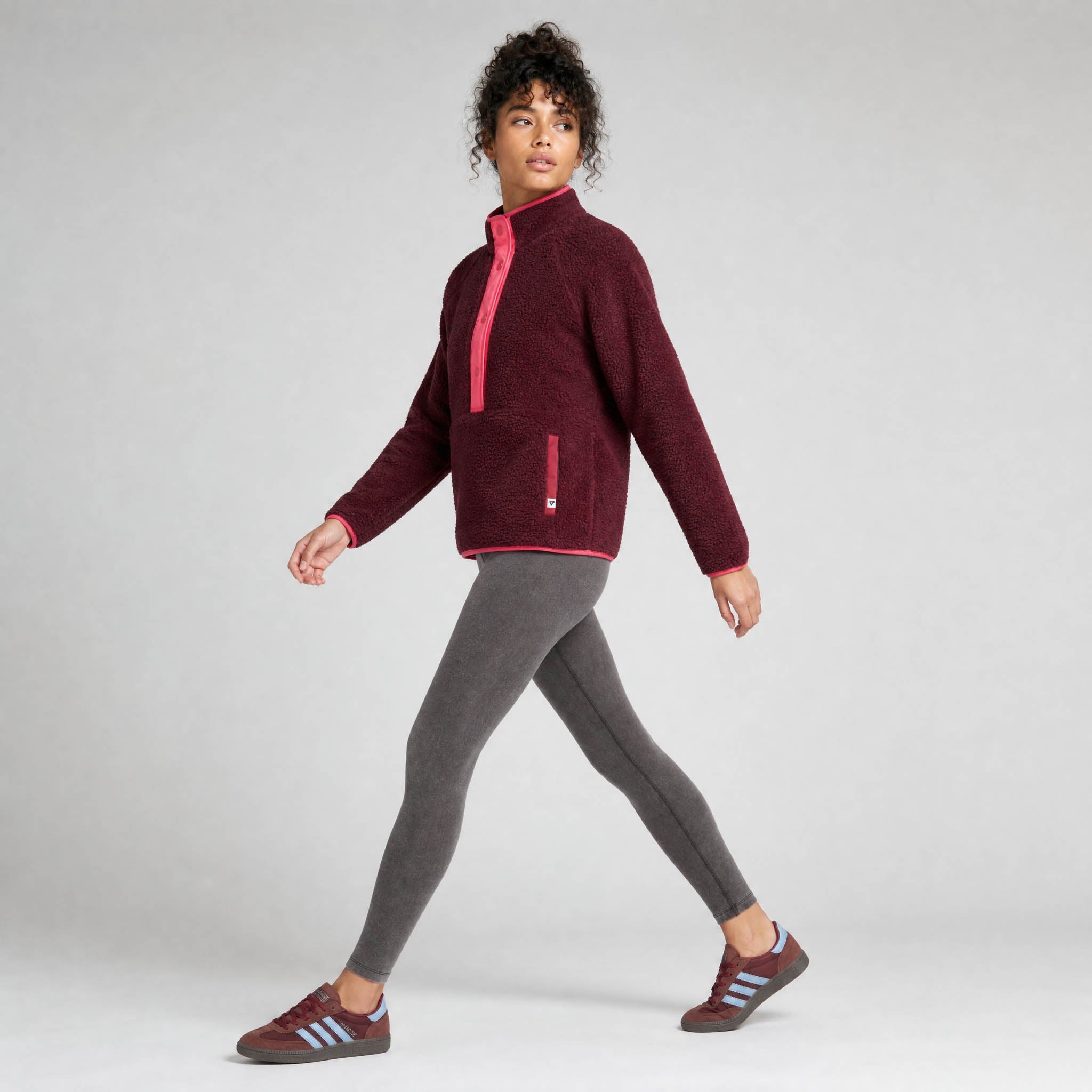 Women's Tara Jersey Lined Snap-Up Pullover