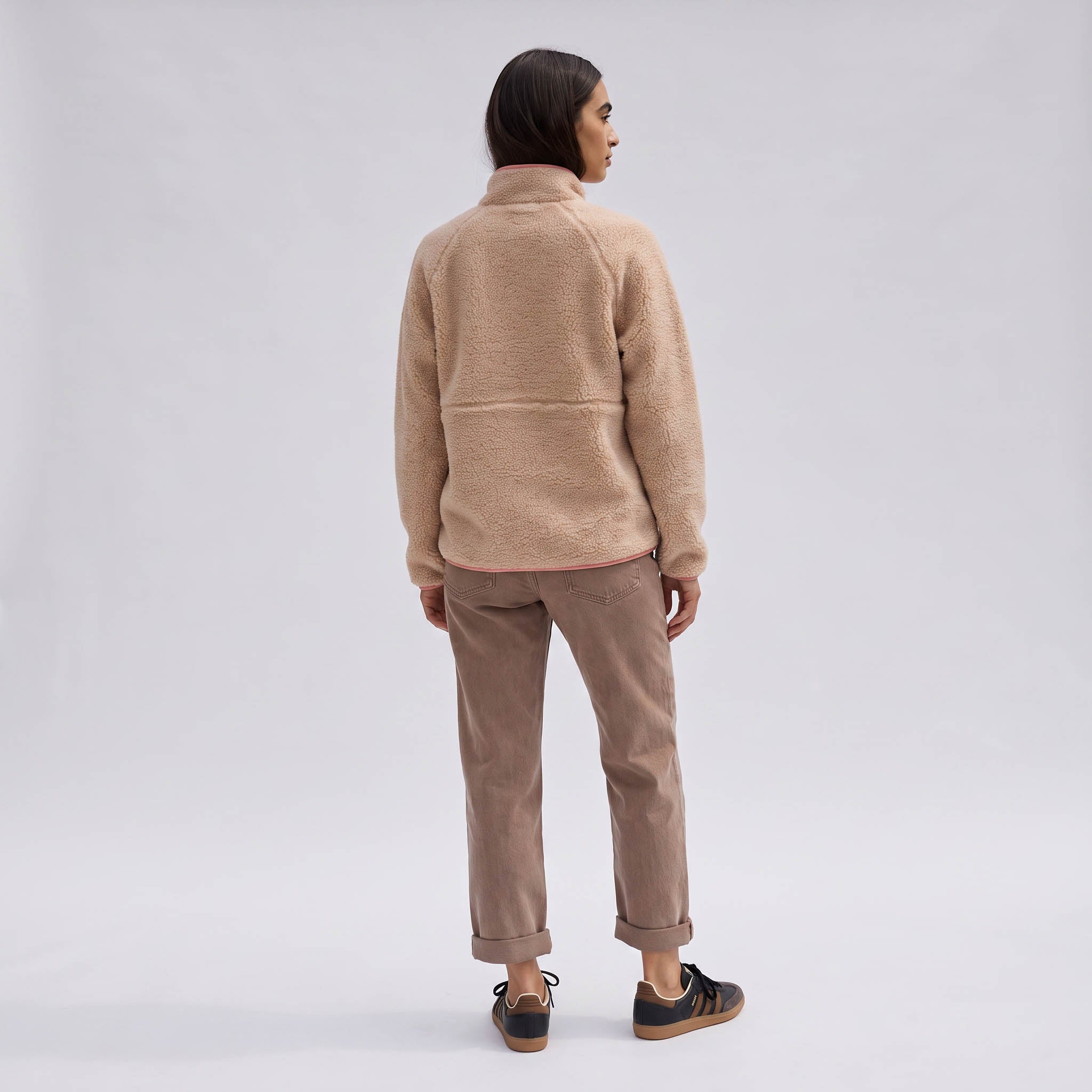Women's Tara Jersey Lined Snap-Up Pullover