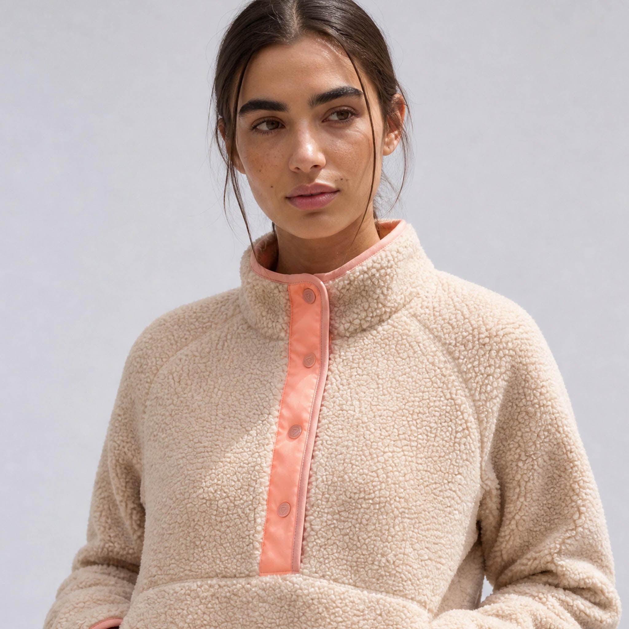 Women's Tara Jersey Lined Snap-Up Pullover