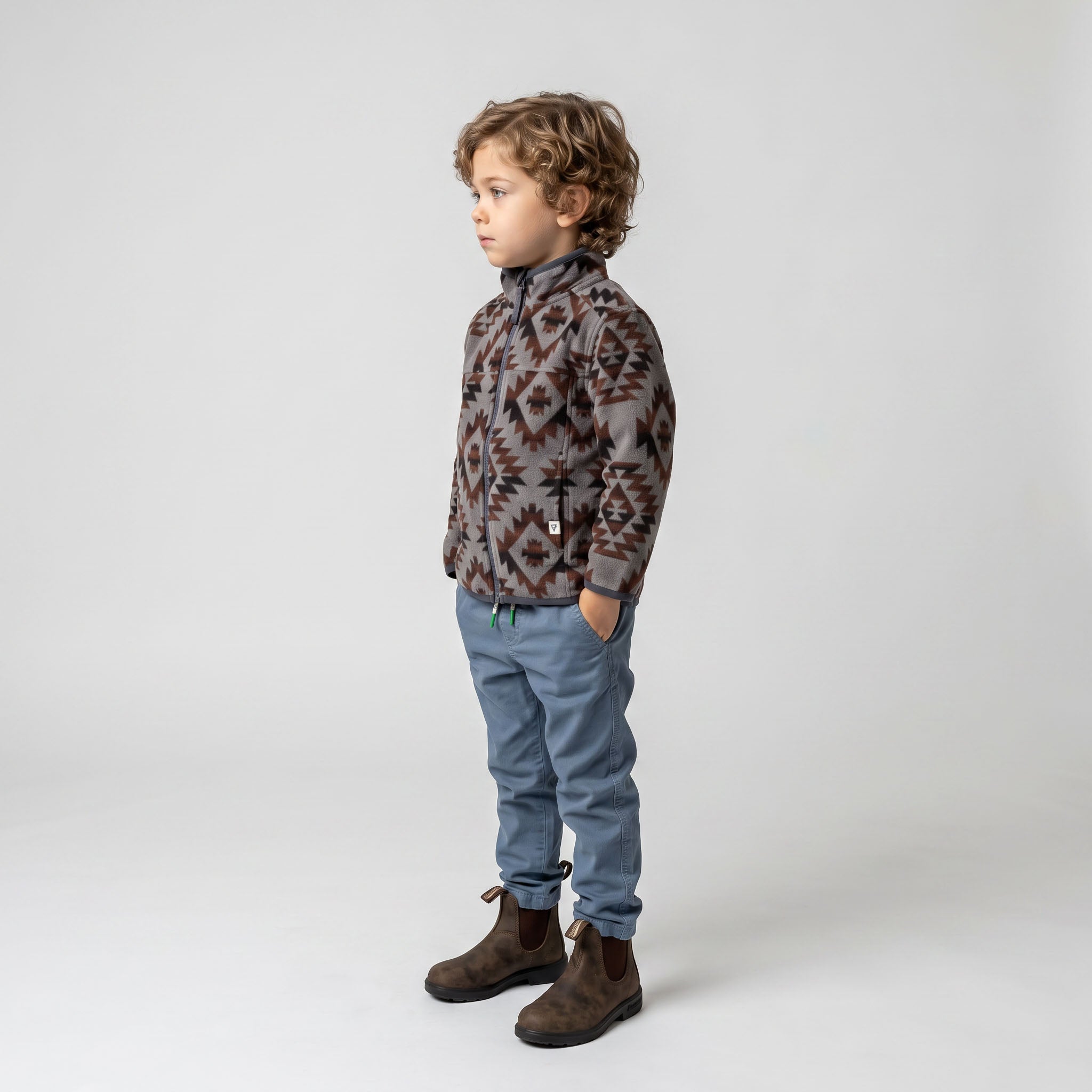 Unisex Trail Microfleece Printed Jacket - Toddler Sizing