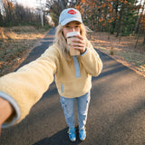 Women's Tara Jersey Lined Snap-Up Pullover