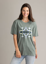 Women's Reagan Oversized Graphic Tee - Stonewashed  in Plus Size - LIV Outdoor