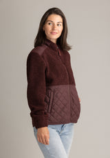 Women's Cori Full Zip Boucle Hybrid Jacket - LIV Outdoor